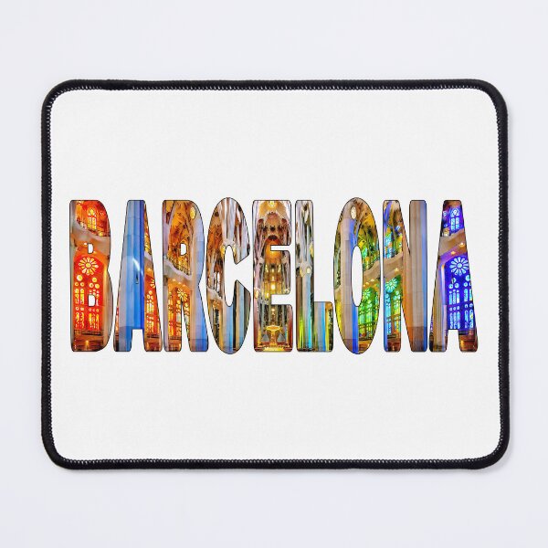 Item preview, BARCELONA - Spain Souvenir Sticker Shirt Sagrada Familia Interior Colours designed and sold by Adam Gormley.