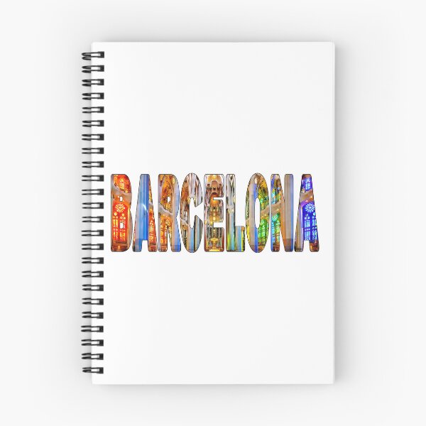 Item preview, BARCELONA - Spain Souvenir Sticker Shirt Sagrada Familia Interior Colours designed and sold by Adam Gormley.