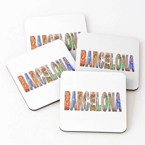 Item preview, BARCELONA - Spain Souvenir Sticker Shirt Sagrada Familia Interior Colours designed and sold by Adam Gormley.