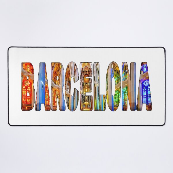 Item preview, BARCELONA - Spain Souvenir Sticker Shirt Sagrada Familia Interior Colours designed and sold by Adam Gormley.