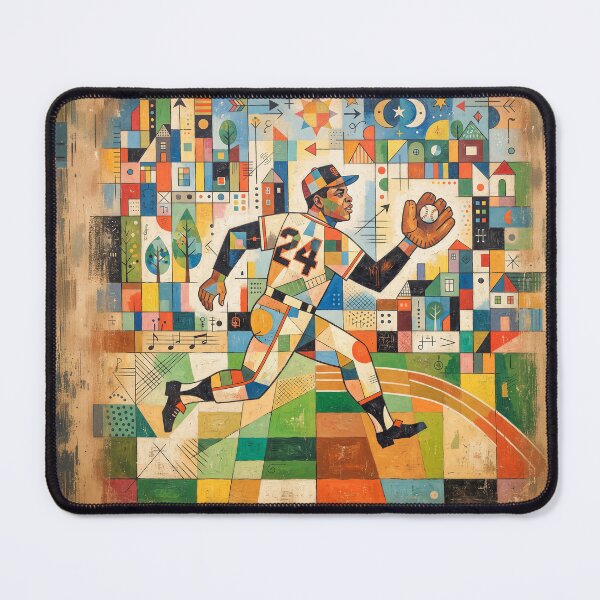 Item preview, Willie Mays Abstract Art designed and sold by Home Decor Art.