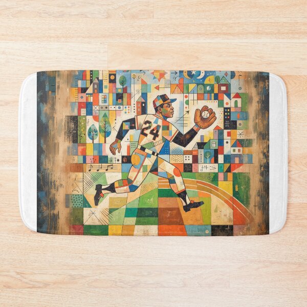 Item preview, Willie Mays Abstract Art designed and sold by Home Decor Art.