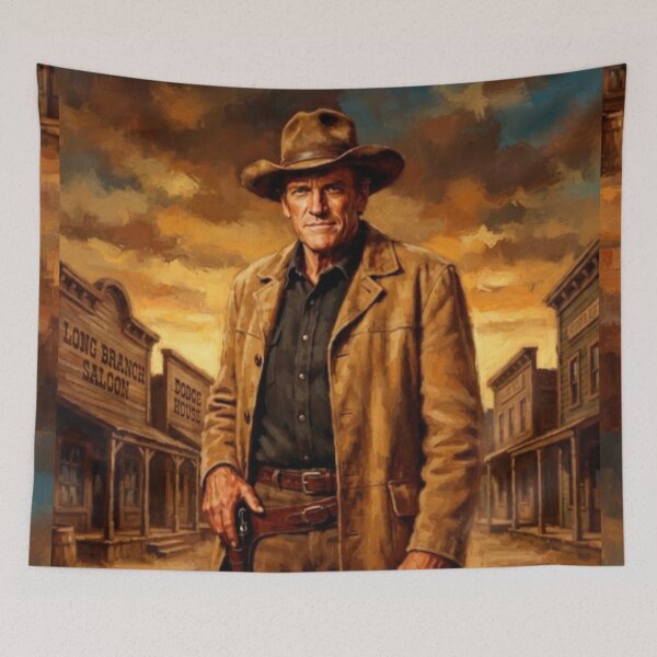 Item preview, Gunsmoke Fine Art Tribute designed and sold by Art's Diner.