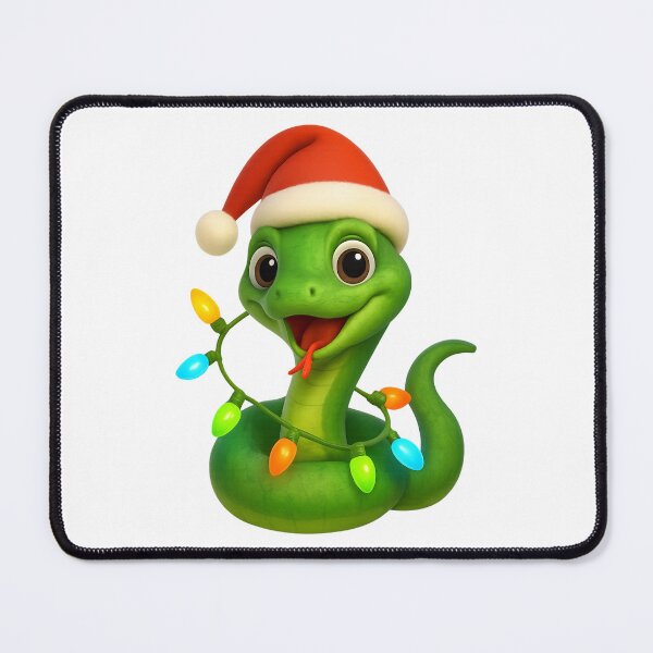 Item preview, Rough Earth Snake Christmas Glow designed and sold by Sillytoe.