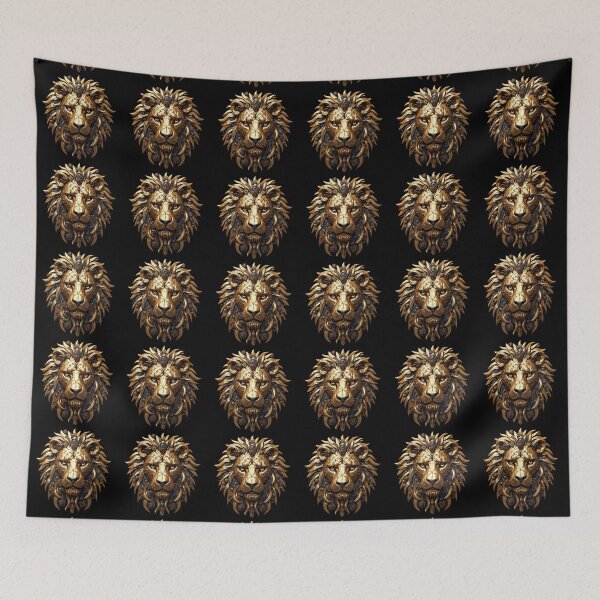 Item preview, Gold Mechanical Lion and Steampunk Gears designed and sold by simoshou.