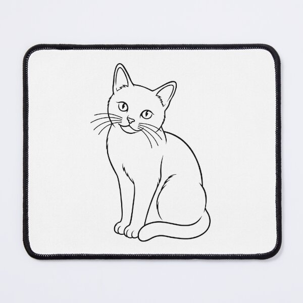 Item preview, Elegant Cat – Minimal Cat Illustration designed and sold by ArtPer-design.