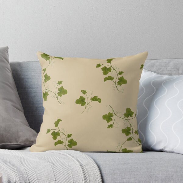 Item preview, Sage Green Botanical Vine Autumn Cozy on Warm Beige Background  designed and sold by somecallmeninastudio .