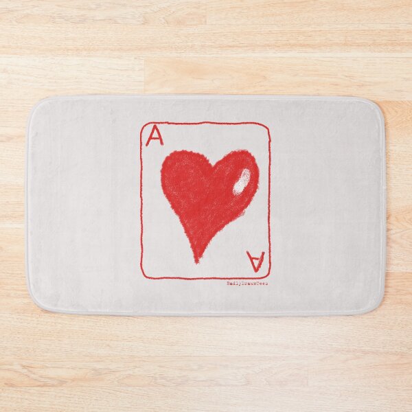 Item preview, Ace of Hearts Badly Drawn designed and sold by hitNmiss.