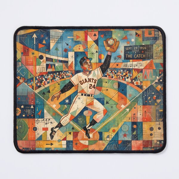 Item preview, Willie Mays Abstract Art designed and sold by Home Decor Art.