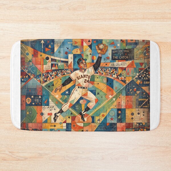 Item preview, Willie Mays Abstract Art designed and sold by Home Decor Art.