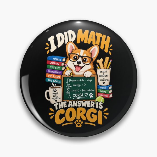 Artikelvorschau, I Did Math The Answer Is Corgi .. Funny Math Dog entworfen und verkauft von Ridaelb.