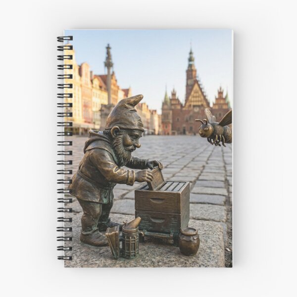 Item preview, Bee Gnome Art Print – Beekeeper Gift, Poland Travel Decor designed and sold by Purrfecta.