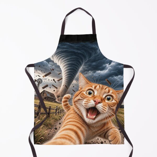 Item preview, Cat Taking Selfie With Tornado Meteorologist Gifts designed and sold by 76Valeria.