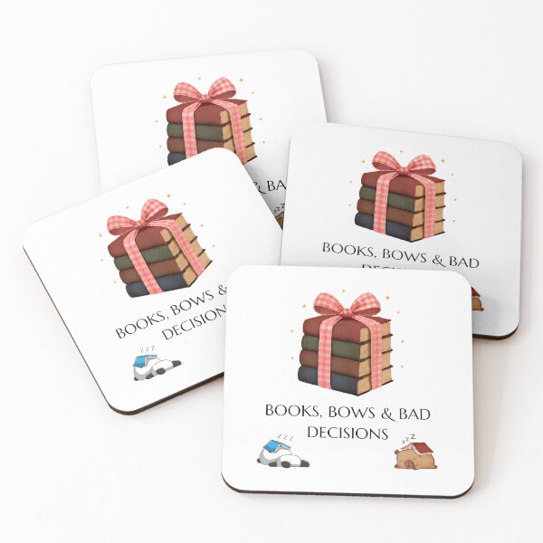 Item preview, Books Bows and Bad Decisions Cottage Core Design designed and sold by Good4Vibez.