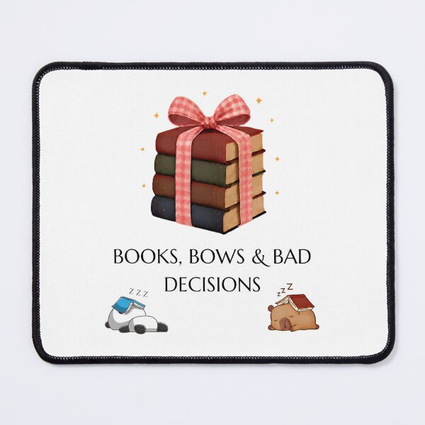 Item preview, Books Bows and Bad Decisions Cottage Core Design designed and sold by Good4Vibez.