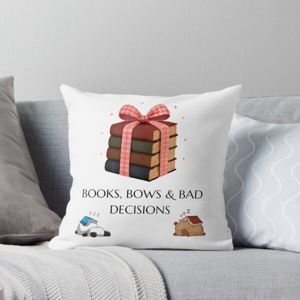 Item preview, Books Bows and Bad Decisions Cottage Core Design designed and sold by Good4Vibez.