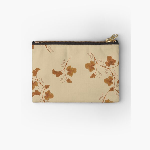 Item preview, Brown Botanical Vine Autumn Cozy on Warm Beige Background designed and sold by somecallmeninastudio .
