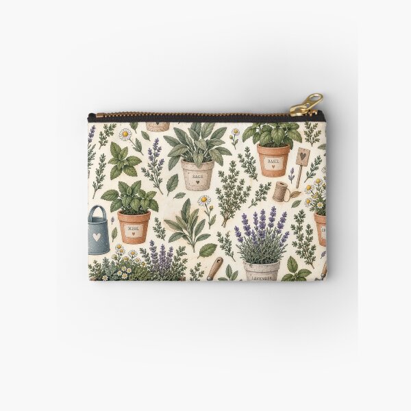 Item preview, Cottage Herb Garden Seamless Pattern designed and sold by divifillius.