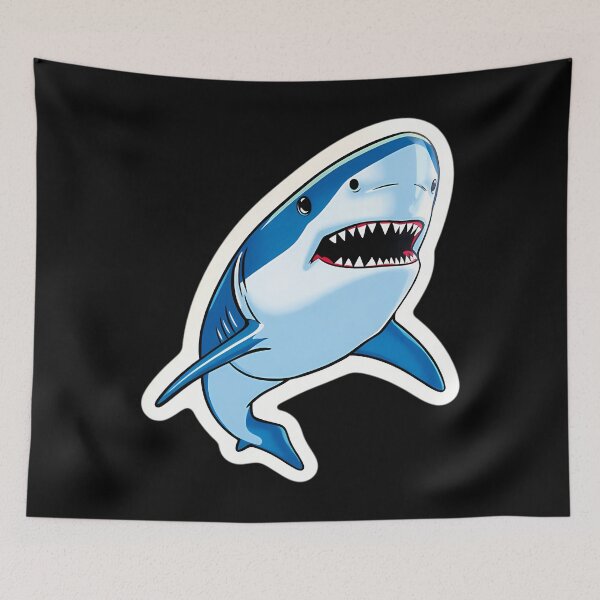 Item preview, Realistic 3D Great White Shark Dome Sticker designed and sold by TondaDasilva.