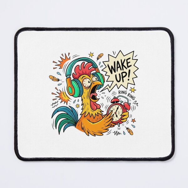 Item preview, Funny Rooster Alarm Clock Wake Up Meme designed and sold by jeshands.