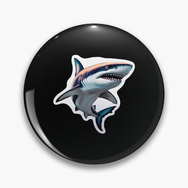Item preview, Realistic Shark Sticker - Bold Ocean Predator Design For Shark Lovers designed and sold by TondaDasilva.
