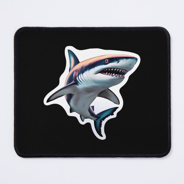 Item preview, Realistic Shark Sticker - Bold Ocean Predator Design For Shark Lovers designed and sold by TondaDasilva.