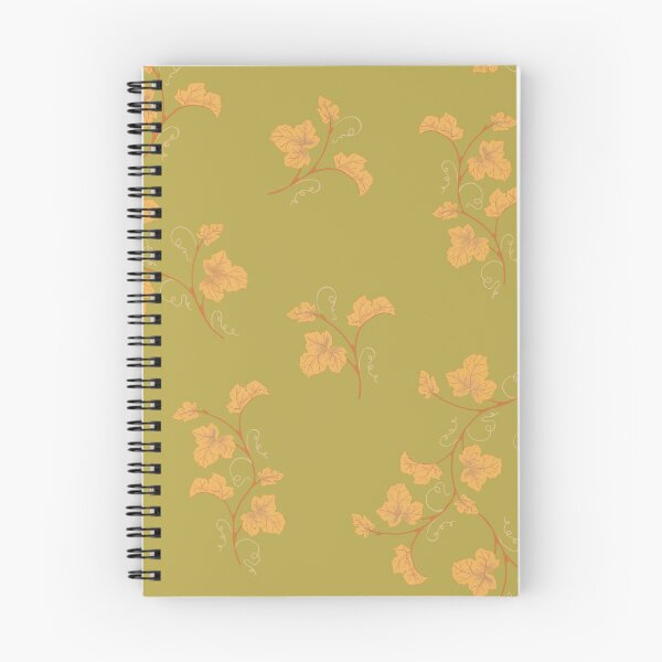 Item preview, Golden Botanical Vine Autumn Cozy on Sage Green Background designed and sold by somecallmeninastudio .