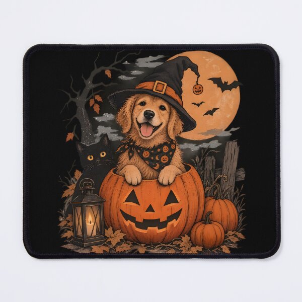 Item preview, Halloween Golden Retriever designed and sold by Petsthetic.