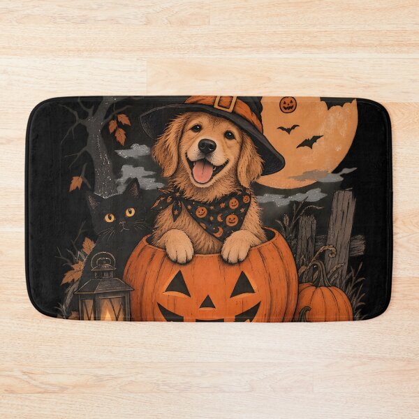 Item preview, Halloween Golden Retriever designed and sold by Petsthetic.