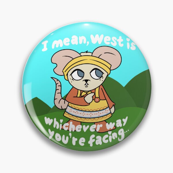 Item preview, Bitsy (From Legends of Avantris)  “West is whichever way you’re facing” designed and sold by Aries-Crosby.