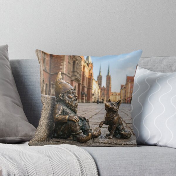 Item preview, Fox Gnome Art Print – Fox Lover Gift, Poland Travel Decor designed and sold by Purrfecta.