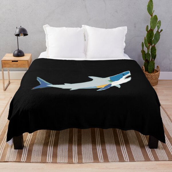 Item preview, Shark Sticker — Abstract Ocean Art designed and sold by TondaDasilva.