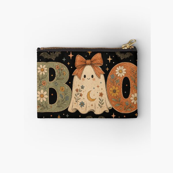 Item preview, Vintage BOO Floral Ghost - Cute Coquette Halloween Ribbon Art designed and sold by WillCraftx.