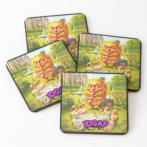 Item preview, IDGAF Funny Burger Surreal Dark designed and sold by OmniaGlobal.