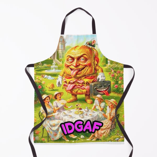 Item preview, IDGAF Funny Burger Surreal Dark designed and sold by OmniaGlobal.