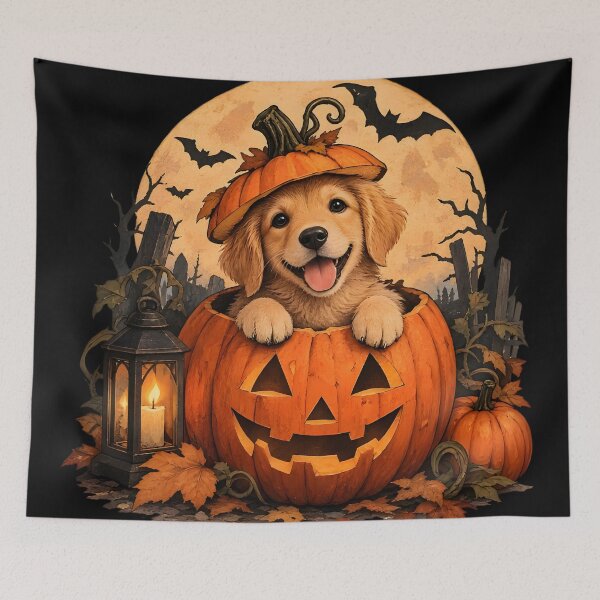 Item preview,  Halloween Golden Retriever designed and sold by Petsthetic.