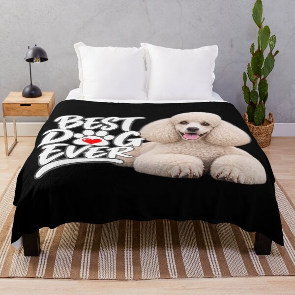 Item preview, Best Dog Ever White Poodle designed and sold by OurFunnyDesigns.