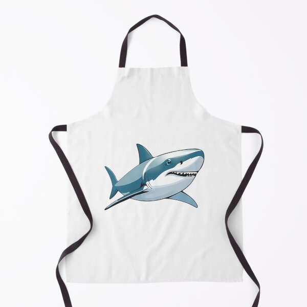 Aperçu de l'œuvre Autocollant transparent Grand Requin Blanc - Cadeau pour les amoureux de l'océan créée et vendue par TondaDasilva.