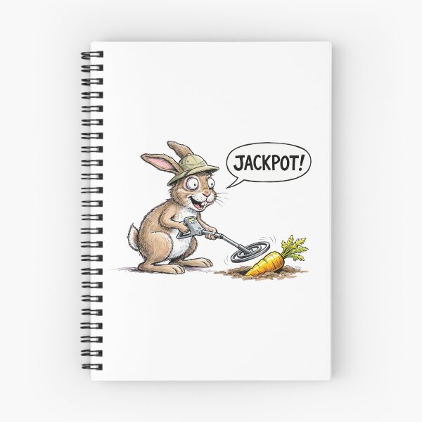 Item preview, Funny Bunny Metal Detector Jackpot Meme designed and sold by jeshands.