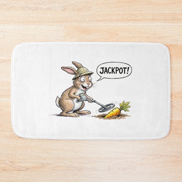Item preview, Funny Bunny Metal Detector Jackpot Meme designed and sold by jeshands.