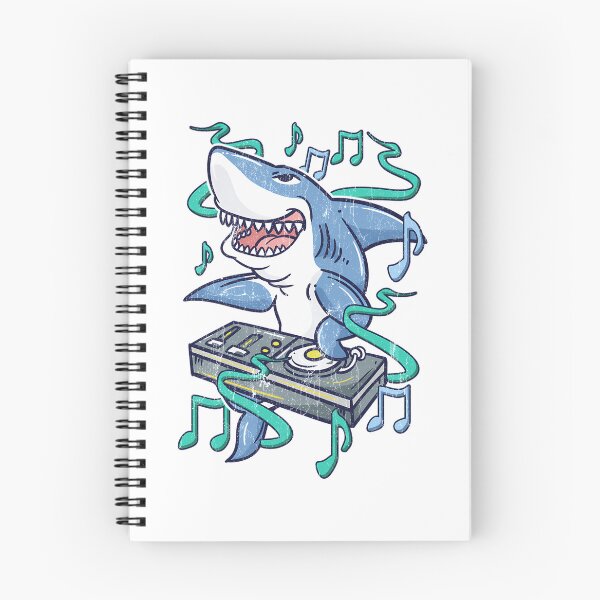 Item preview, Funny Shark Dj - Party Dance Club - Disk Jockey Edm Music designed and sold by TondaDasilva.