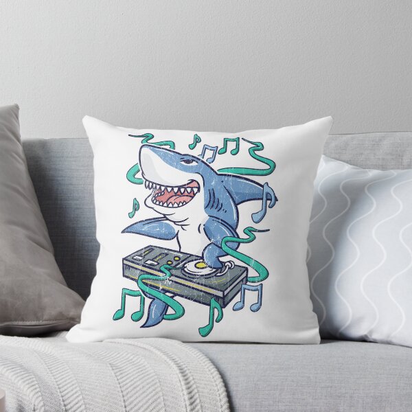 Item preview, Funny Shark Dj - Party Dance Club - Disk Jockey Edm Music designed and sold by TondaDasilva.