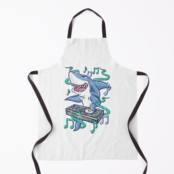 Item preview, Funny Shark Dj - Party Dance Club - Disk Jockey Edm Music designed and sold by TondaDasilva.