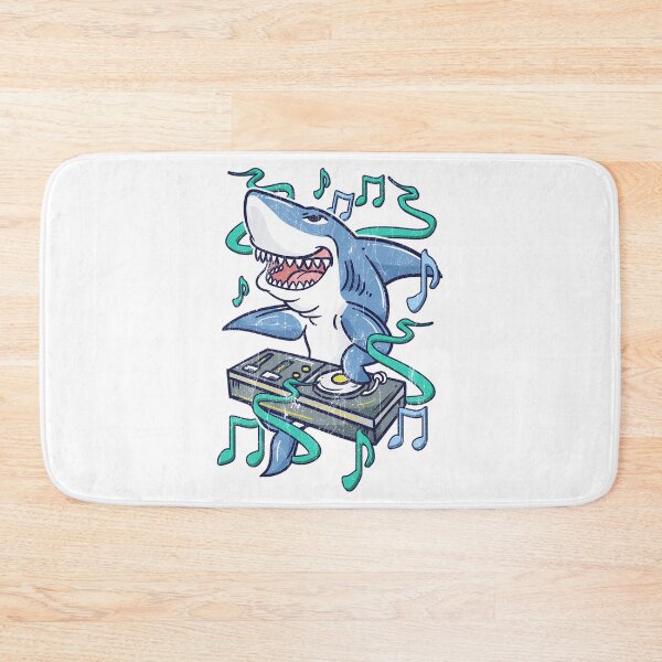 Item preview, Funny Shark Dj - Party Dance Club - Disk Jockey Edm Music designed and sold by TondaDasilva.
