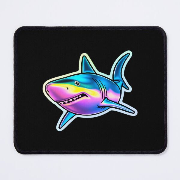 Item preview, Iridescent Great White Shark Vinyl Sticker designed and sold by TondaDasilva.