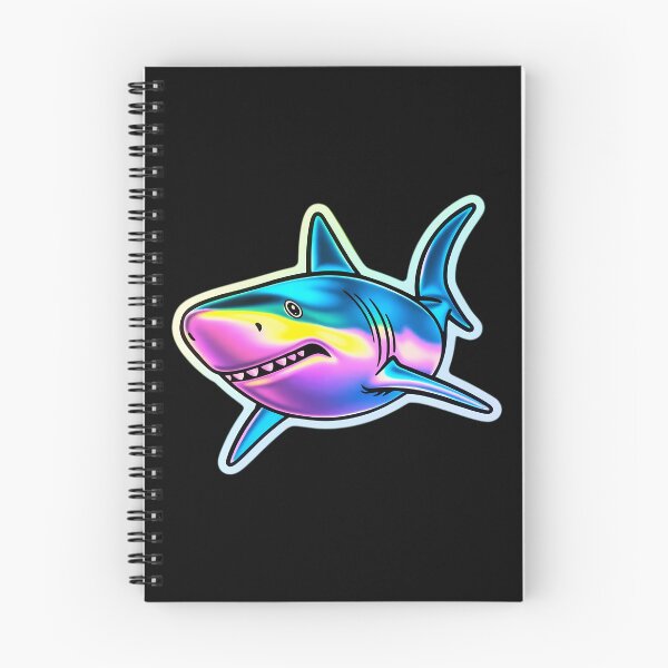 Item preview, Iridescent Great White Shark Vinyl Sticker designed and sold by TondaDasilva.