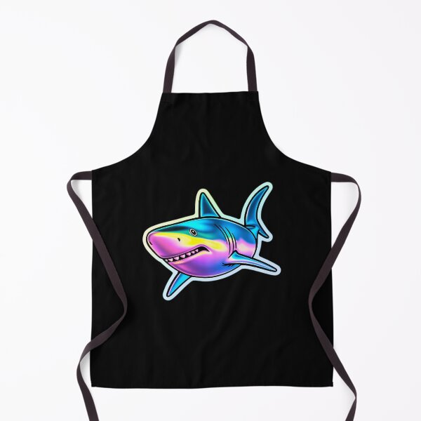 Item preview, Iridescent Great White Shark Vinyl Sticker designed and sold by TondaDasilva.