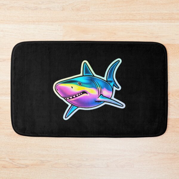 Item preview, Iridescent Great White Shark Vinyl Sticker designed and sold by TondaDasilva.