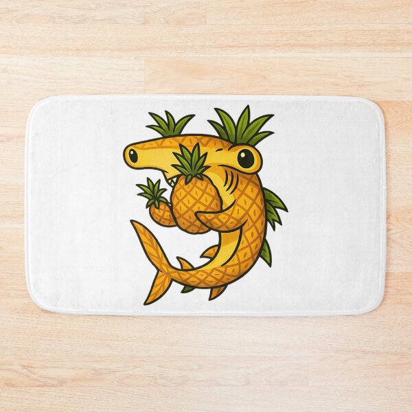 Item preview, Fruit Pineapple Shark Vinyl Sticker  Water-Resistant  5-Inch Cute Aesthetic Decals designed and sold by TondaDasilva.