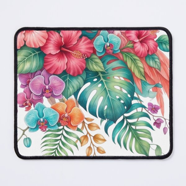Item preview, Tropical Flamingo Botanical Art designed and sold by ImageryLoom.